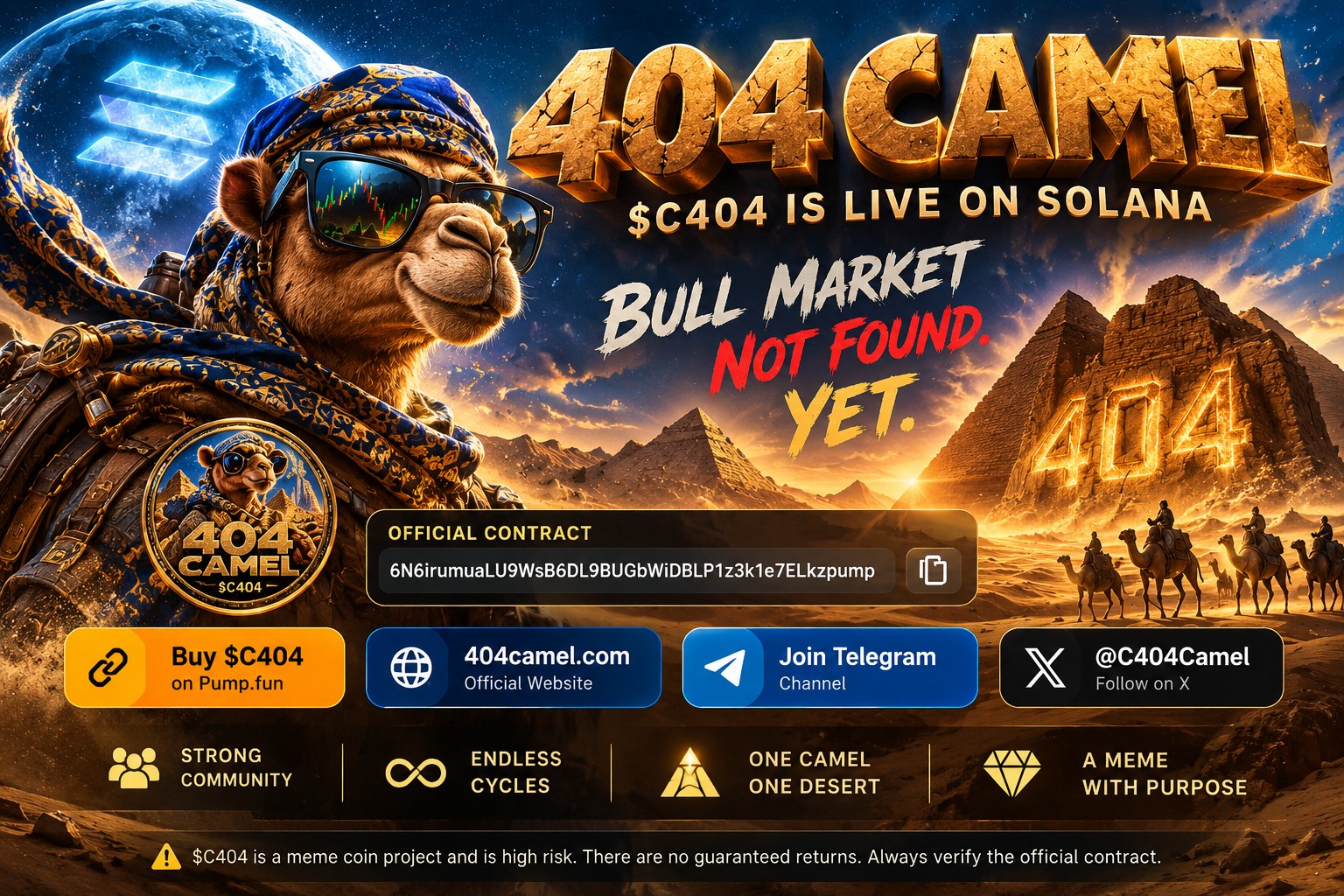 C404 CAMEL camel emblem
